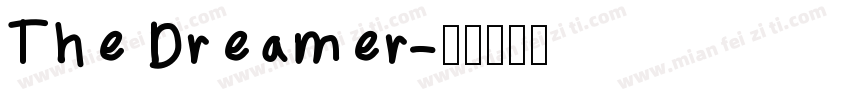 The Dreamer字体转换